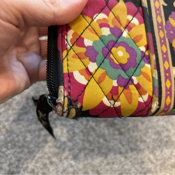 Vera Bradley Floral Wallet and Wristlet Set - Black and Multicolor - Picture 12 of 14